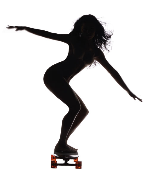 Girl Riding on board 1