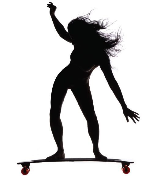 Girl Riding on board 2